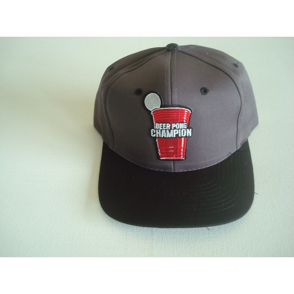BEER PONG CHAMP 90S GOLF BEACH SNAPBACK HATโ CAP VINTAGE R3